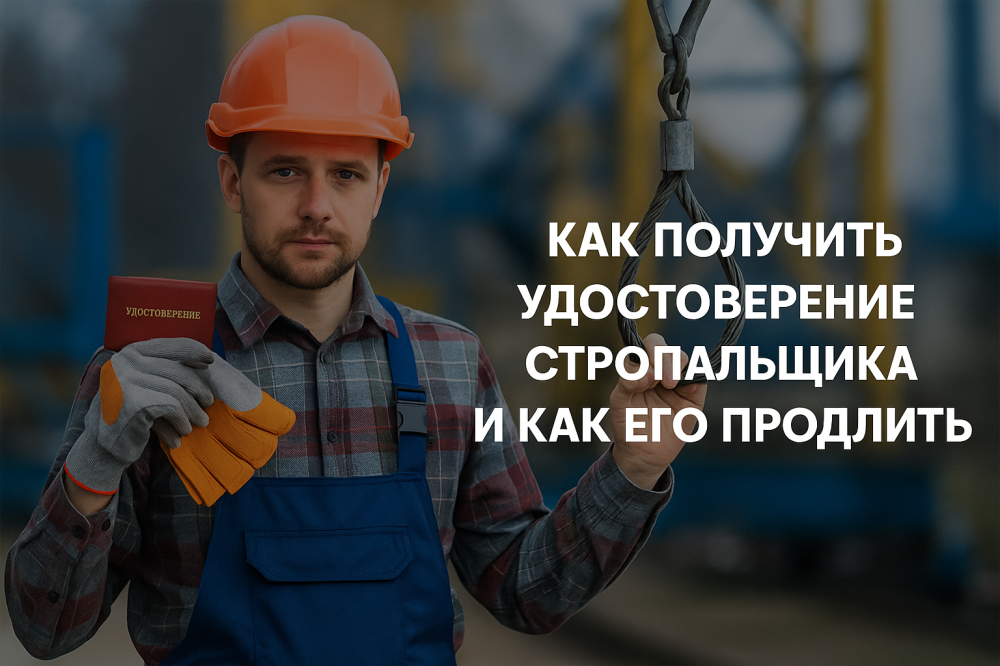 Как получить удостоверение стропальщика и как его продлить - picture