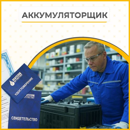 Получи удостоверение аккумуляторщика в Ишимбае