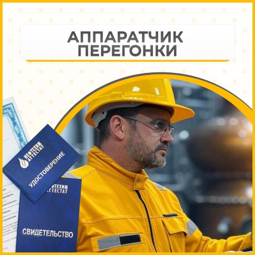 Получи удостоверение аппаратчика перегонки в Ишимбае