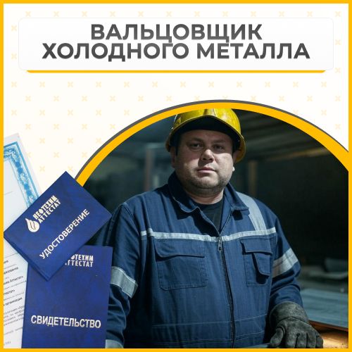 Получи удостоверение вальцовщика холодного металла в Ишимбае