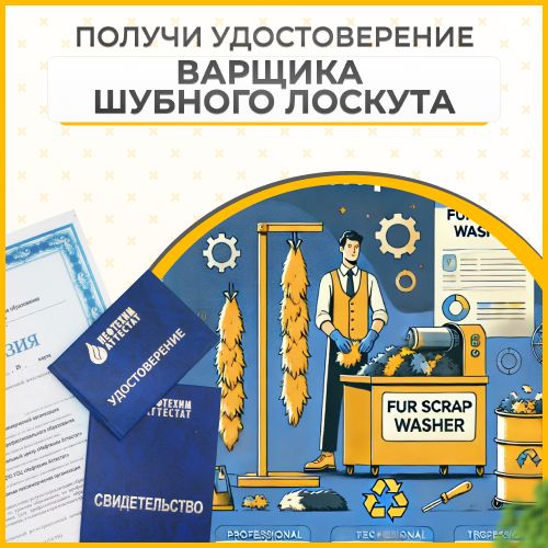 Получи удостоверение варщика шубного лоскута в Ишимбае