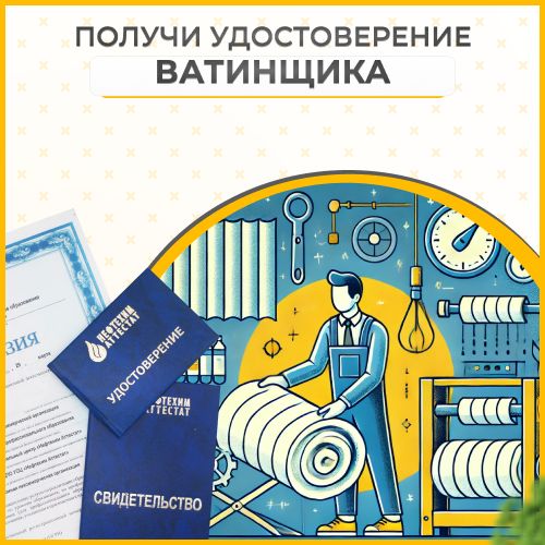 Получи удостоверение ватинщика в Губкине