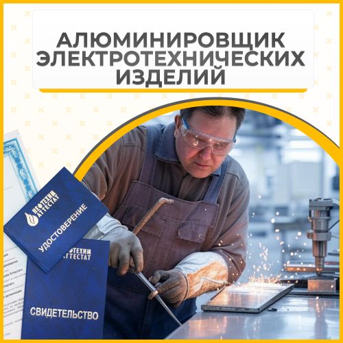 Получи удостоверение алюминировщика электротехнических изделий в Ишимбае