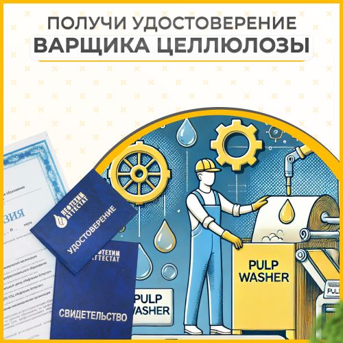 Получи удостоверение варщика целлюлозы в Ишимбае