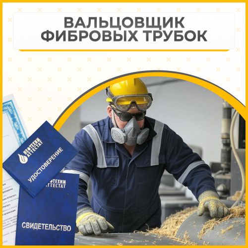 Получи удостоверение вальцовщика фибровых трубок в Губкине