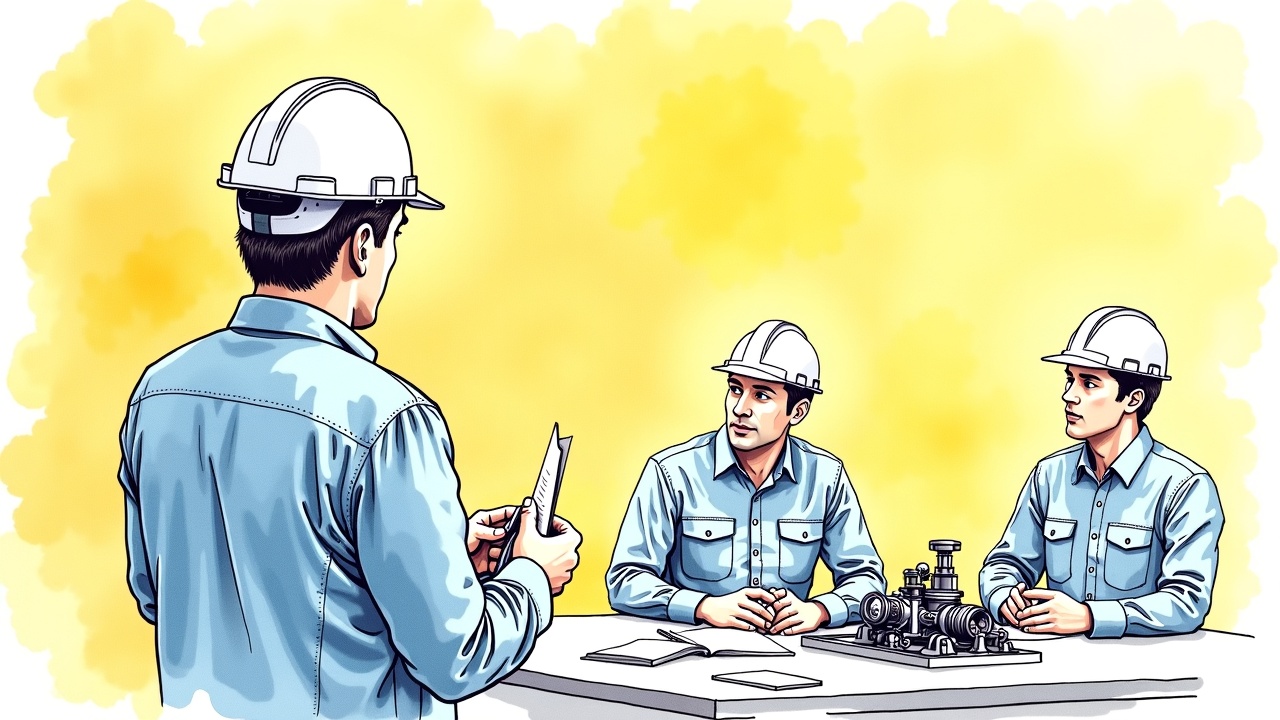 Карьерный рост инженера после переподготовки — презентация проекта в офисе