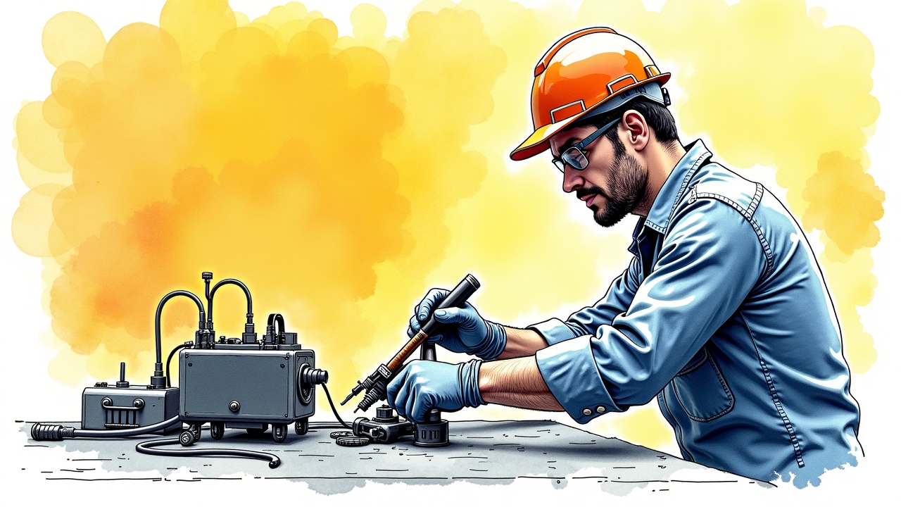 Рабочий профессии выполняет работу с соблюдением требований безопасности