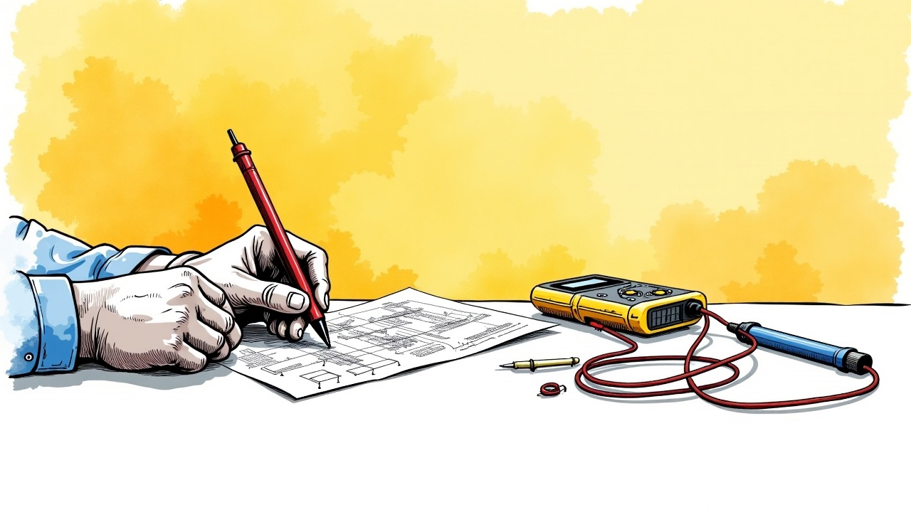 Рабочее место электромонтера: инструменты, приборы, схемы