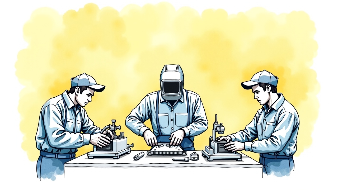 Рабочие специальности, по которым можно повысить квалификацию: машинист, сварщик, контролер